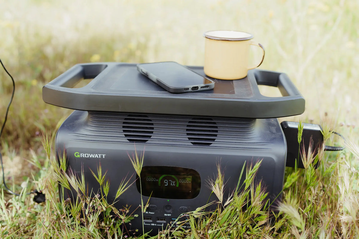 Growatt Solarbatterie in der Natur