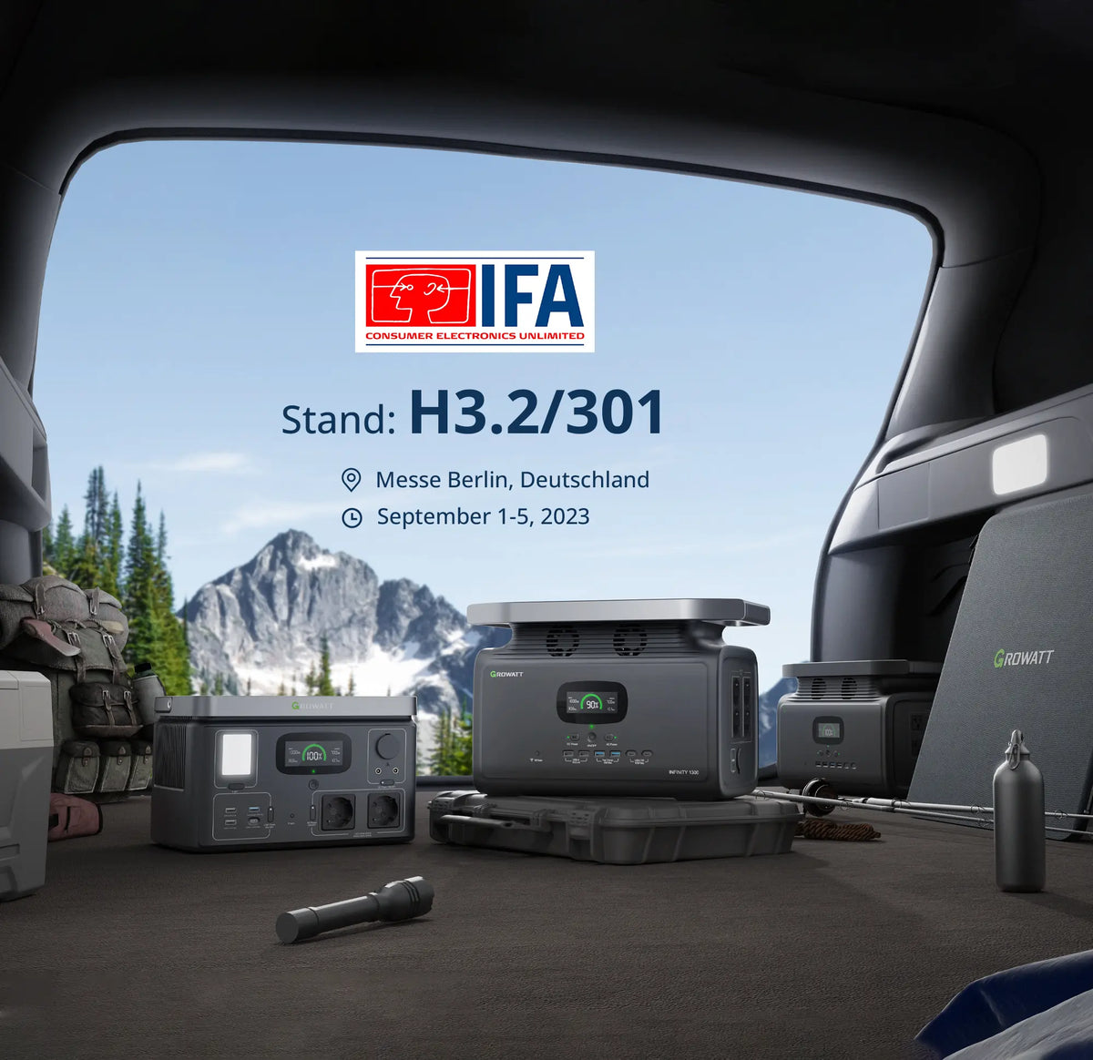 IFA 2023 - Growatt bringt neue Balkonkraftwerk Anlage