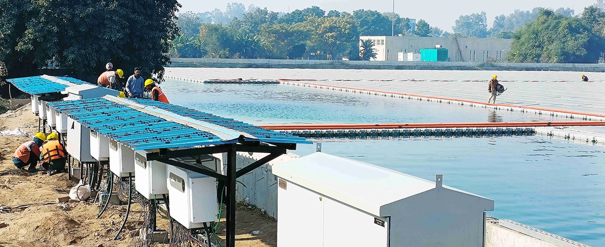 Schwimmende PV installieren