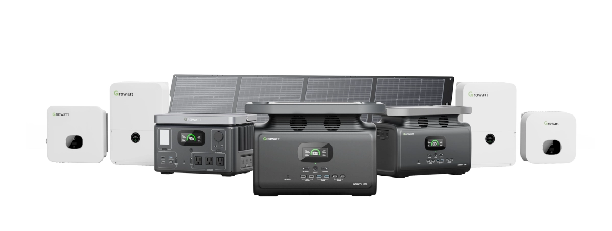 Growatt Produkte: Powerstation. Wechselrichter, EV-Ladegerät