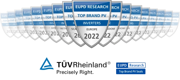 Von TÜV zertifizierte Marke: Growatt