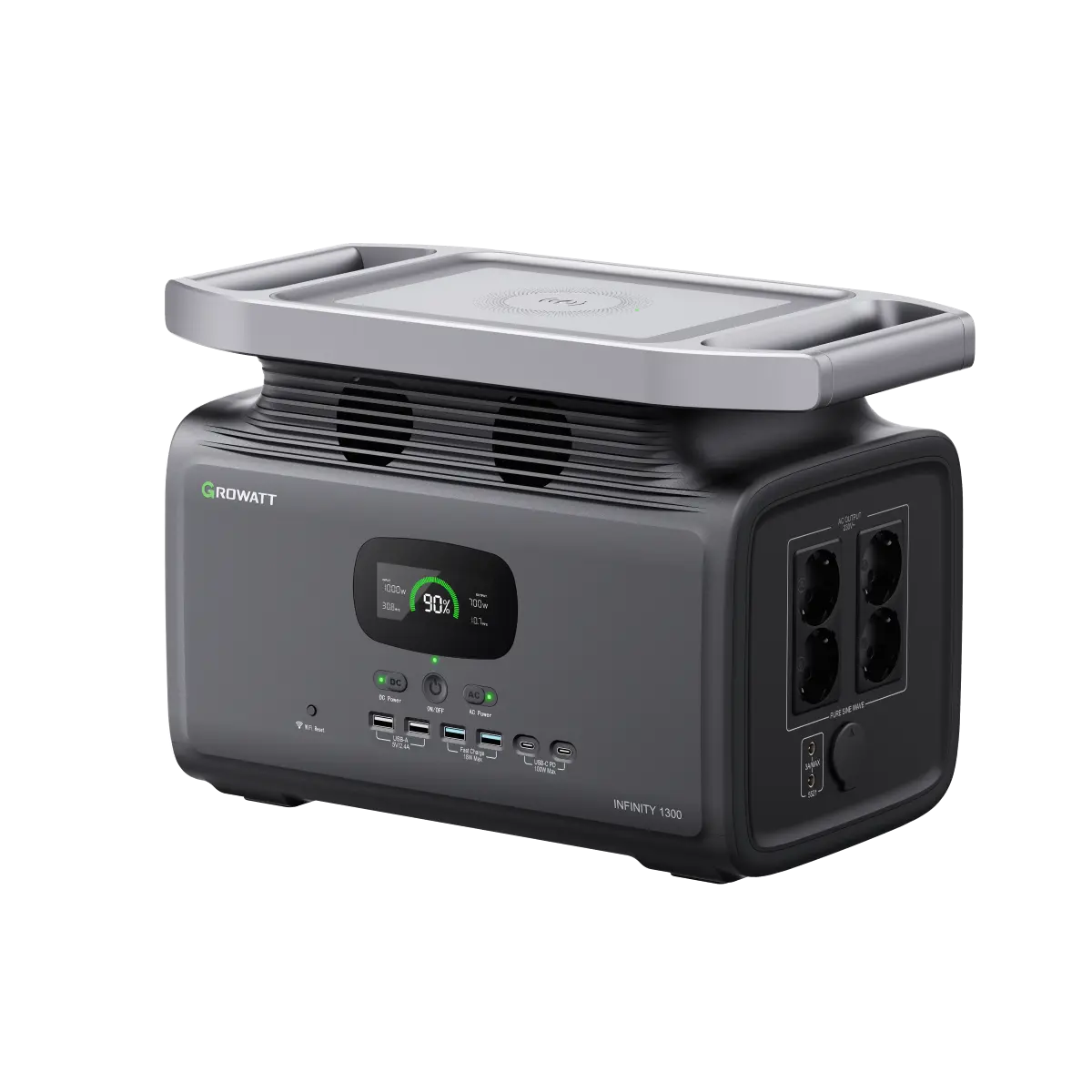 Growatt INFINITY 1300 LiFePo4 Powerstation 1800 Watt