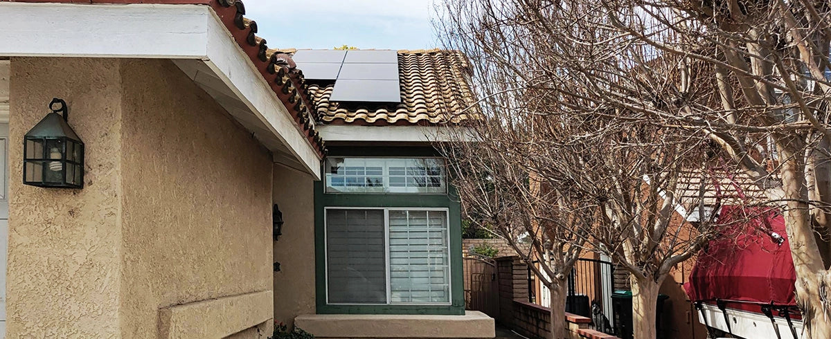 Solarmodule auf dem Schrägdach